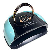 Лампа UV/LED для нігтів Sun C4 Plus 256 Вт, бірюзова