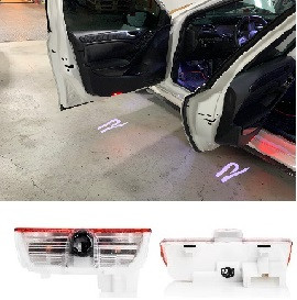 Штатна LED-підсвітка дверей із логотипом Фольцваген Volkswagen Passat B6 B7 B8 CC GOLF
