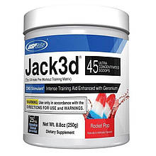 Передтренувальний комплекс USP Labs Jack 3d (Geranium Extract) 45 serv. 250 g