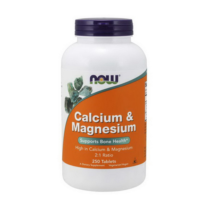 NOW Calcium & Magnesium 250 tabs