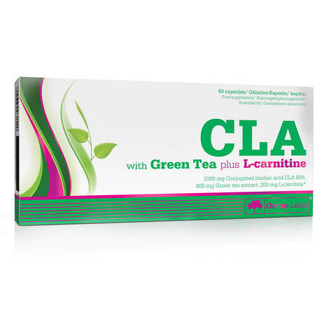 OLIMP CLA with Green Tea plus L-Carnitine (60 caps), фото 1