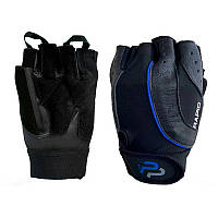 Power Play Fitness Gloves Black-Blue 9138 (M size)