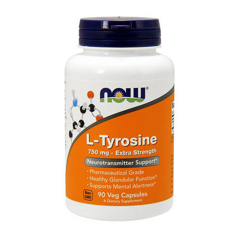 L-Tyrosine 750 mg (90 caps), фото 2