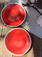 Тарілочка 13 см, «Simple red»