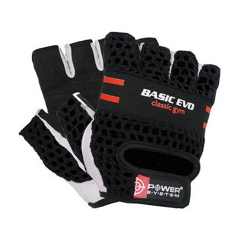 Power System Basic Evo Gloves Red 2100 (L size), фото 1