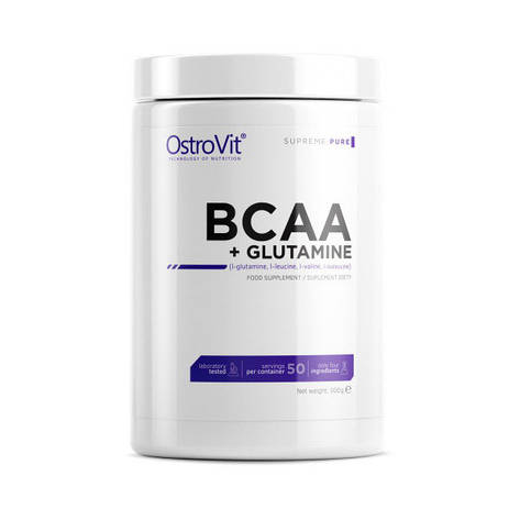 OstroVit BCAA+Glutamine 500 g (pure), фото 1