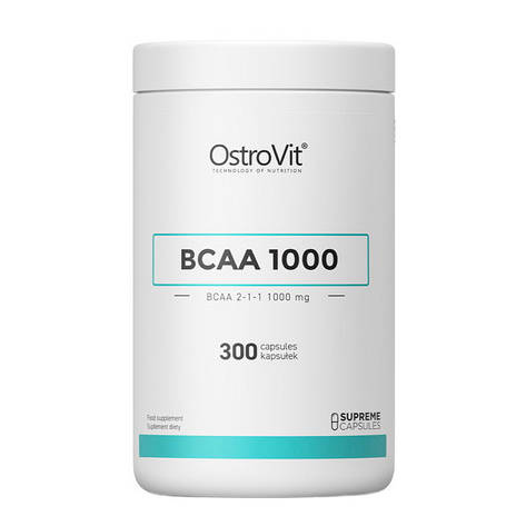 OstroVit BCAA 1000 (300 caps), фото 1