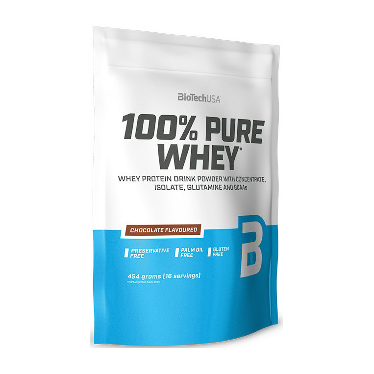 BioTech 100% Pure Whey (454 g, black biscuit)