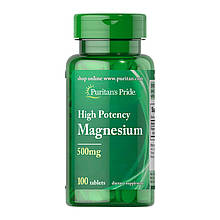 Puritan's Pride Magnesium 500 mg High Potency (100 tablets)