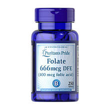 Folate 666 mcg DFE (Folic Acid 400 mcg) (250 tablet)