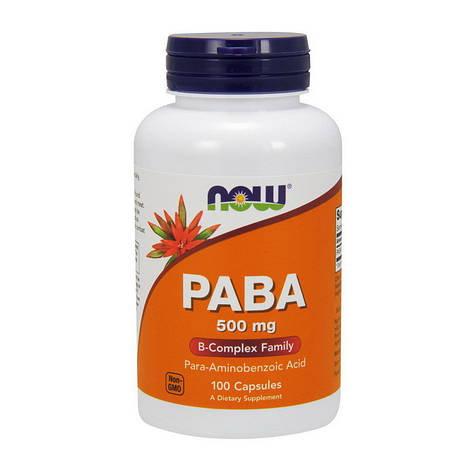 PABA 500 mg (100 caps), фото 1