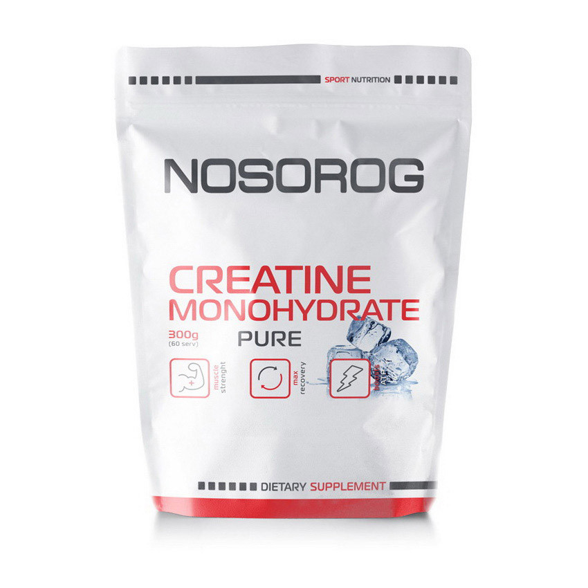 Креатин моногідрат NOSOROG Creatine Monohydrate 300 g