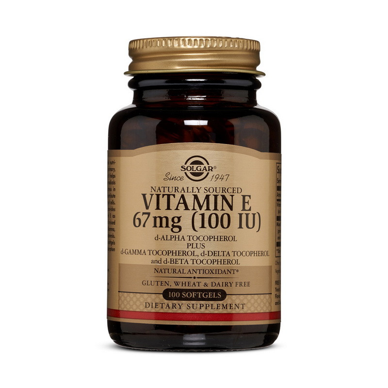 Solgar Vitamin E 67 mg (100 IU) (100 softgels)