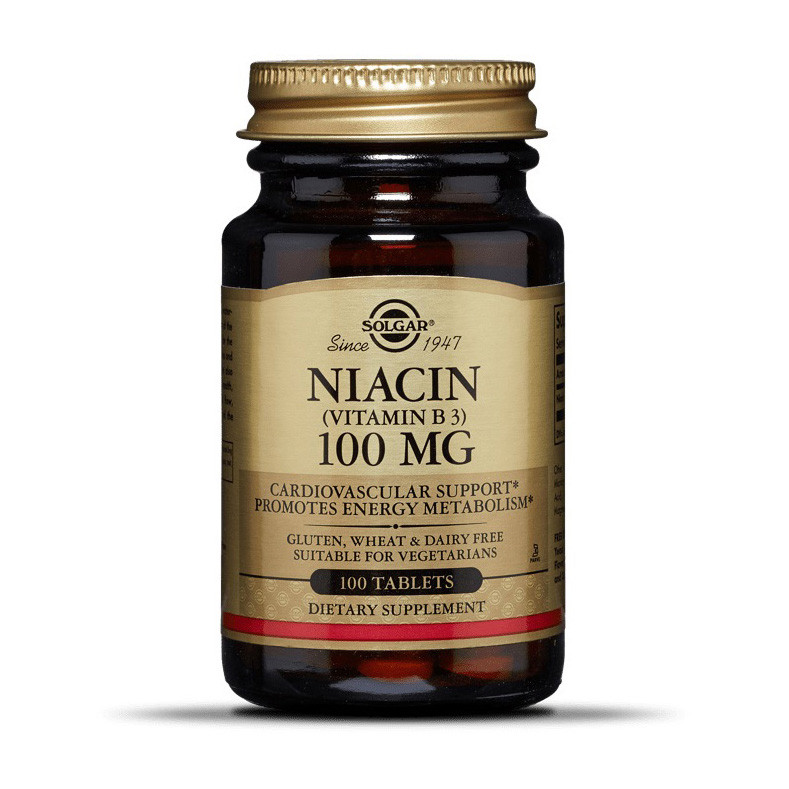 Solgar Niacin 100 mg (100 tabs)