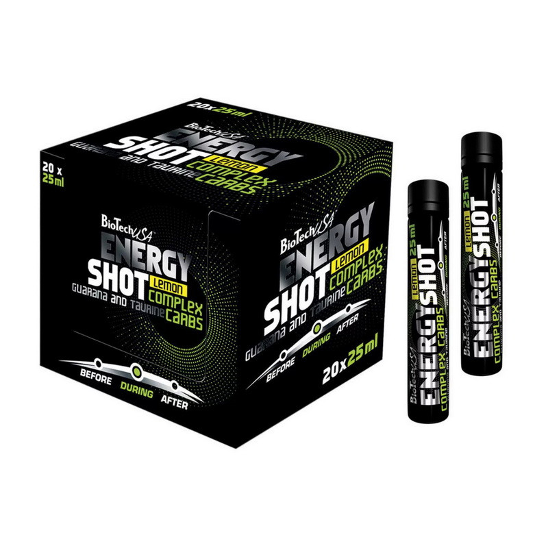 BioTech Energy Shot (20*25 ml, lemon)