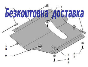 Захист двигуна Nissan Micra (2002-2010) (Захист двигуна Нісан Мікра) Кольчуга