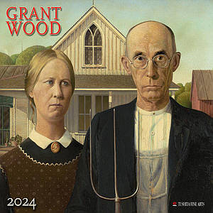Настінний календар 2024 рік. Grant Wood