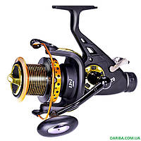 Катушка с байтранером Samolla Carp Fishing KV 6000 5.2:1 19 кг для ловли карпа, толстолоба, толстолобика