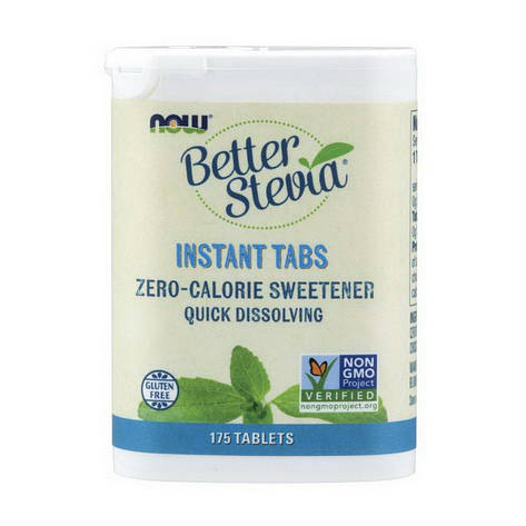 NOW Better Stevia instant tabs (175 tabs), фото 1