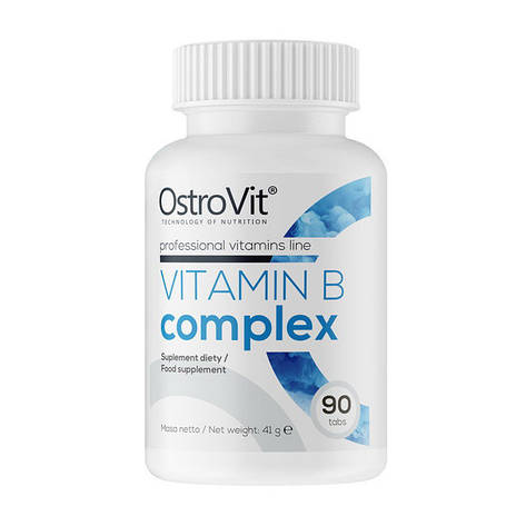 Вітаміни групи Б OstroVit Vitamin B complex 90 tabs, фото 2