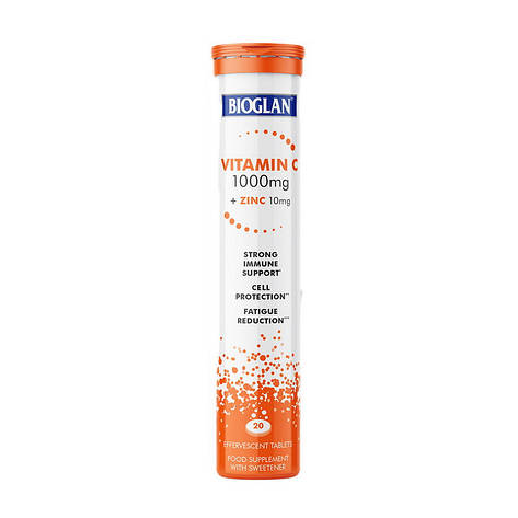 Bioglan Vitamin C + Zinc (20 tab), фото 1