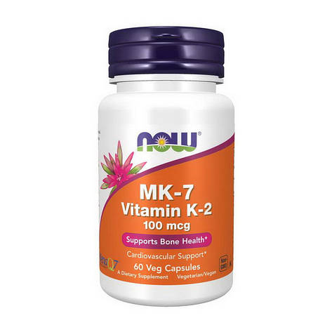 MK-7 Vitamin K-2 100 mcg (60 veg caps), фото 1