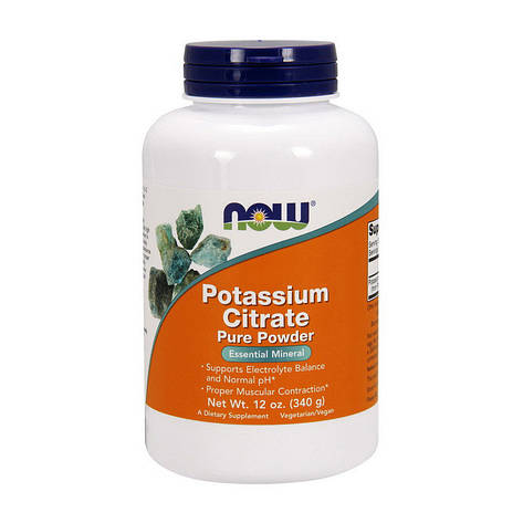 NOW Potassium Citrate Pure Powder (340 g), фото 1