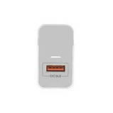 Мережевий зарядний пристрій Aspor A822 Fast Charger (18W QC3.0 1USB/3A) + USB кабель Type-C- білий, фото 5