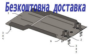 Захист роздавки Mitsubishi L200 (2006-2014) (Захист роздавки Метсубісі Л 200) Кольчуга