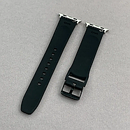 Силіконовий ремінець GEAR 4 GE-03 для Apple Watch 42/44/45/49 mm  Чорний, фото 3