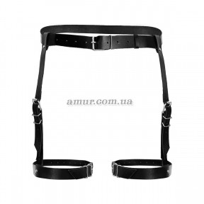 Сексуальні гартери Art of Sex — Gwen, розмір XS-2XL, колір чорний, фото 1