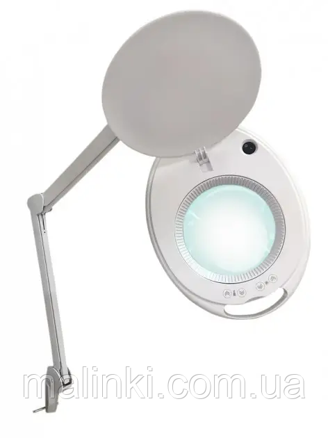 Збільшувальна лампа-лупа CQ-6027К LED - 5 діоптрій 1-12W з двома регулюваннями яскравості холодне/тепле світло