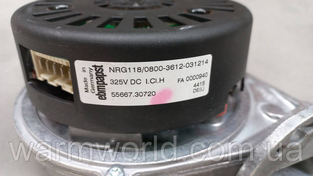 Made in Germany ebmpapst NRG118/0800-3612-031214 325V DC I.CI.H 55667.30720 FA 0000940 4415 DE(L)