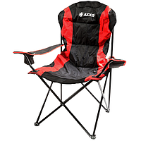 Крісло розкладне для пікніка, риболовлі "Павук" (червоне/чорне)
