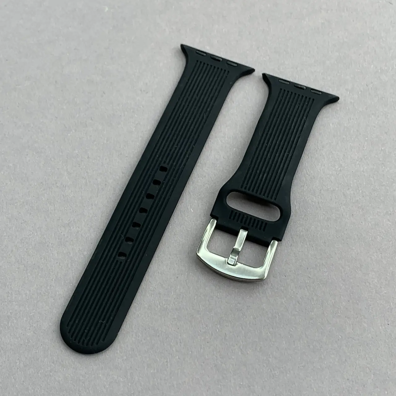 Силіконовий ремінець SP-05 для Apple Watch 42/44/45/49 mm Чорний