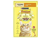 Пауч для котів Friskies / Курка шматочками у підливці 85г ТМ PURINA "Lv"