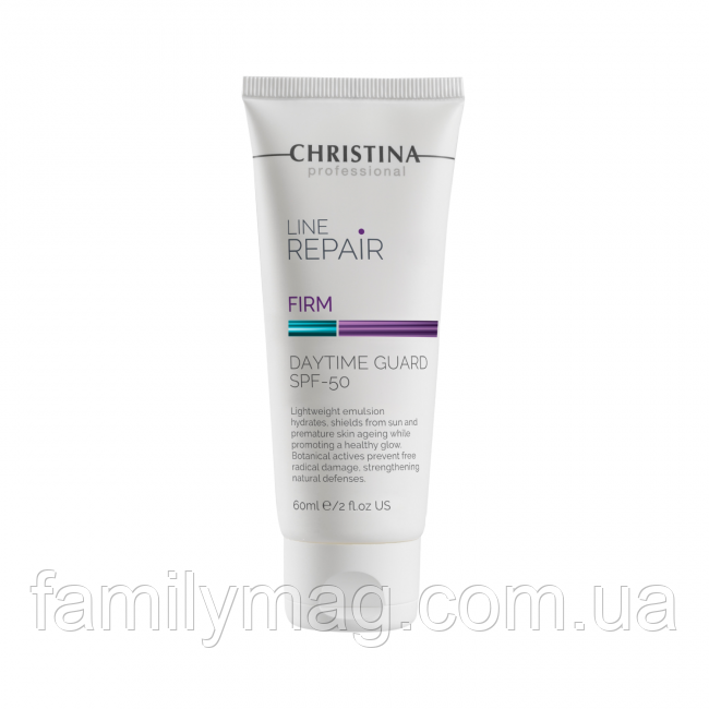 Денний крем із захистом SPF-50 Daytime Guard SPF 50 Line Repair Firm Christina 60 мл