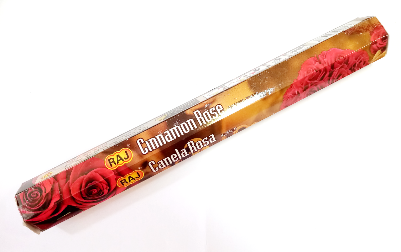 Ароматичні палички Кориця роза (Cinnamon rose) шестигранник