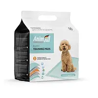 Пеленки для собак AnimAll Puppy Training Pads 60*90 см. на липучках, 50 шт.