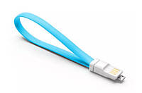 Кабель KingMi Colorful Cable USB to MicroUSB 2A 0.2m KSCDX11QM-BL Blue