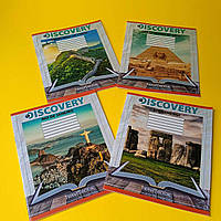 Зошит в лінію 18 аркушів кольорова обкладинка, LEADER  | з малюнком природа