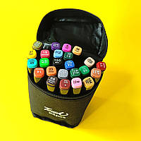 Скетч маркери SketchMarker двосторонні для паперу набір 24 шт. | Скет Маркер | SketchMarker в кейсі