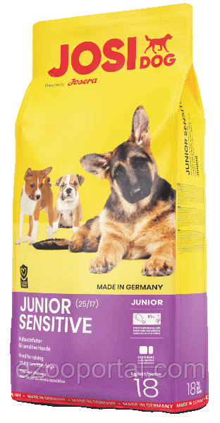 JOSERA JOSIdog сухий корм для собак JUNIOR SENSETIVE 18кг