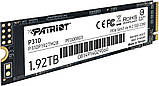 Накопитель SSD 1.92TB Patriot P310 M.2 2280 NVMe PCIe 3.0 x4 3D TLC (P310P192TM28), фото 4