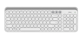 Клавіатура Xiaomi MiiiW MWBK01 White