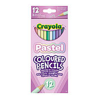 Набор пастельных цветных карандашей 12 шт Crayola 68-3366
