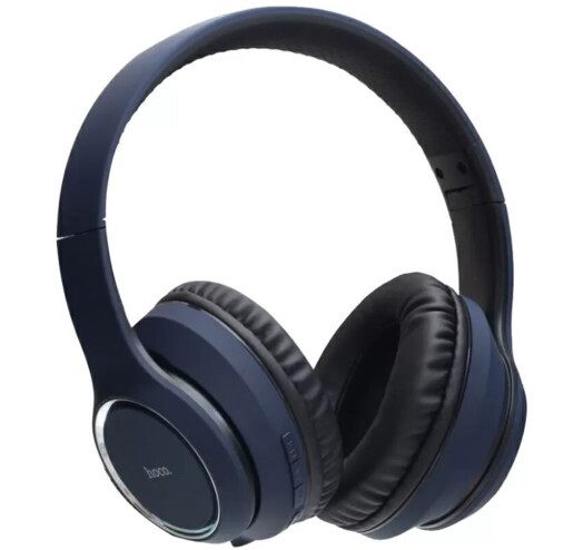 Бездротові накладні bluetooth навушники Hoco W28 Journey Синій