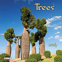 Настенный календарь 2024 год. Trees