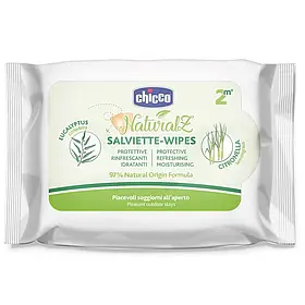 Серветки захисні від комарів Naturalz, 20 шт Chicco