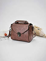 Женская сумка Экокожа 18х15х11 см. 5049 темна - коричневая